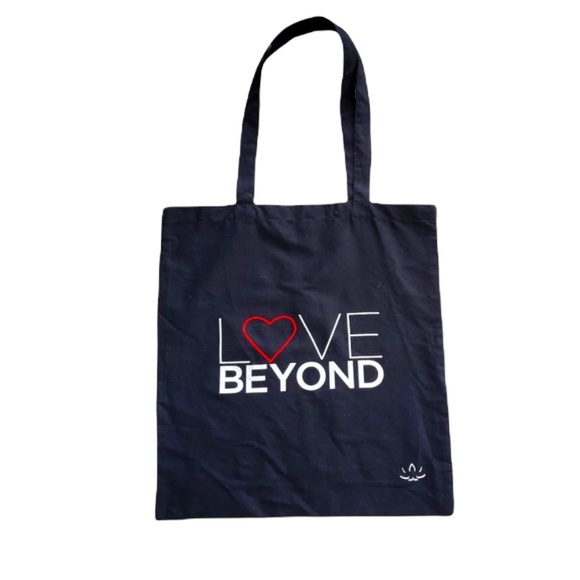 Beyond Yoga Handbags - Beyond Yoga love cotton reusable tote bag